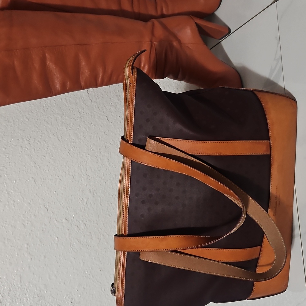 Carolina Herrera New York Vintage Tote Bag